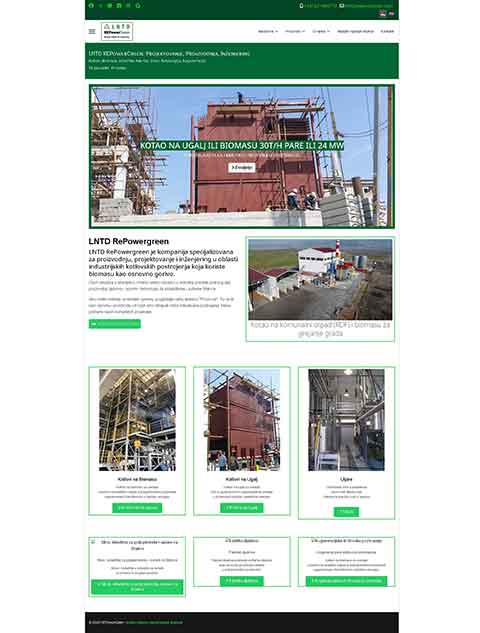 Izrada Sajta  RePowerGreen